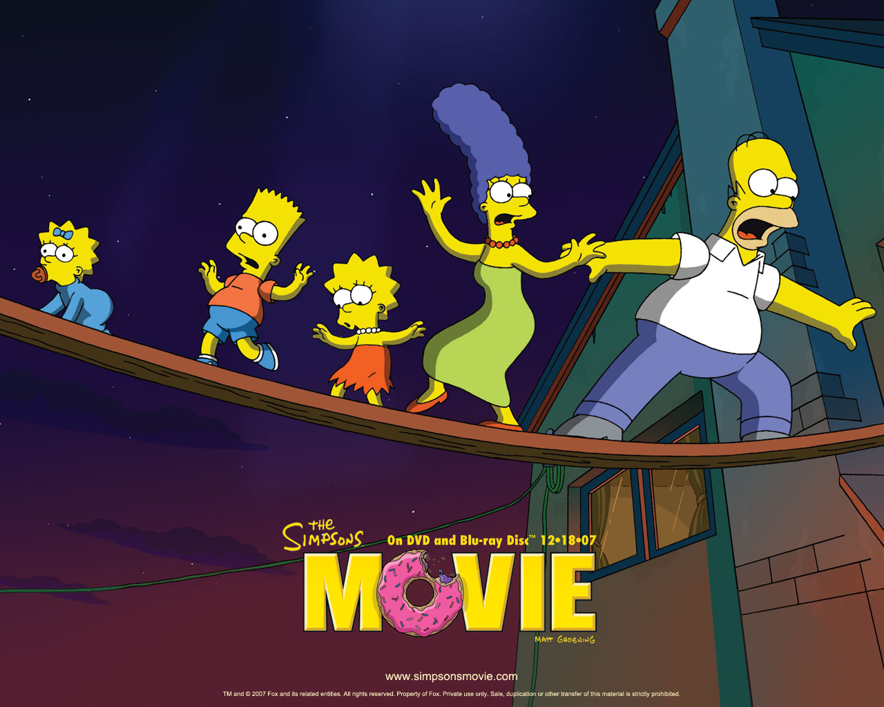 The Simpsons The Movie wallpaper 7